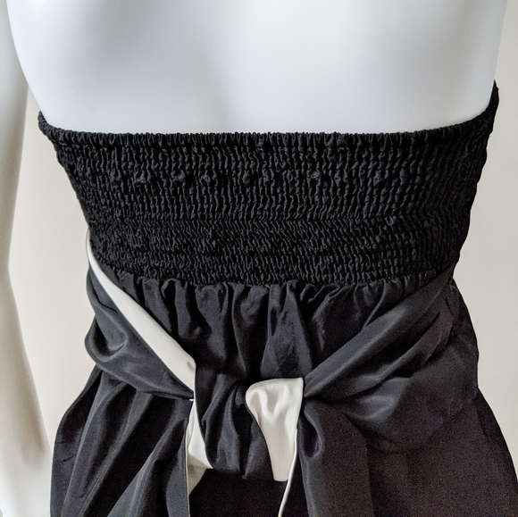 Peplum Bow Top w/ Color Block Sash - Picture 7 of 7